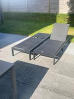 ligzetel 2 stuks, Tuin en Terras, Ligbedden, Ophalen, Nieuw, Aluminium