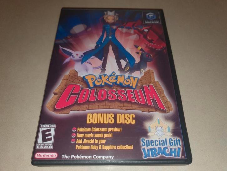Pokemon Colloseum Bonus Disc GameCube GC Game Case, Games en Spelcomputers, Games | Nintendo GameCube, Zo goed als nieuw, Verzenden