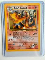 Blaine’s Charizard Holo – Gym Challenge 2/132, Enlèvement, Comme neuf, Cartes en vrac, Foil