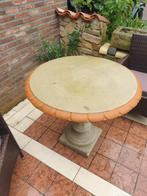 Table pierre beton et chaises extérieur terrasse jardin., Jardin & Terrasse, Enlèvement, Utilisé