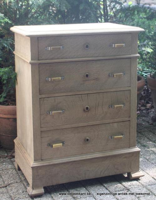 Retro vintage antieke oude landelijke kast ladenkast, Verzamelen, Retro, Ophalen