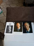 K.Boudewijn bidprentjes, Verzamelen, Koningshuis en Royalty, Ophalen of Verzenden, Zo goed als nieuw, Kaart, Foto of Prent