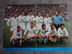 VOETBAL POSTER BELGIE RODE DUIVELS TEAM BEGIN 70S, Ophalen of Verzenden