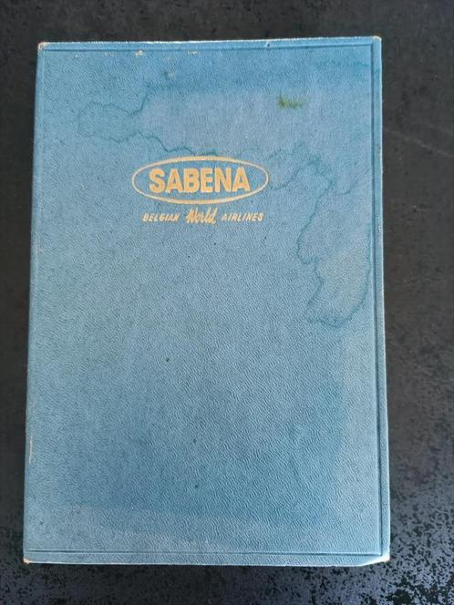 Coffret de vol Sabena pour passagers de 1959, Collections, Souvenirs Sabena, Comme neuf, Enlèvement ou Envoi
