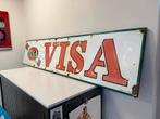 VISA emaille reclamebord XL, Verzamelen, Ophalen, Gebruikt, Reclamebord