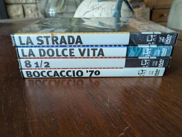4 x dvd Fellini beschikbaar voor biedingen