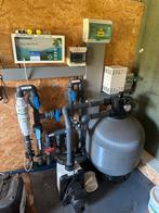 Proffesionele complete zwembad instalaltie incl robot, Ophalen, Zo goed als nieuw, Verlichting