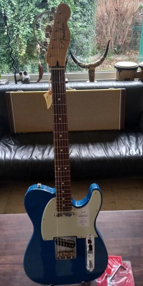 Fender Japan Telecaster Blue Hybrid 2 RW neuve, Muziek en Instrumenten, Snaarinstrumenten | Gitaren | Elektrisch, Nieuw, Solid body