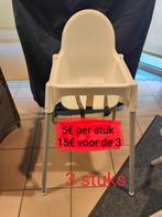 Kinder eetstoelen ikea zonder plank, Kinderen en Baby's, Kinderstoelen, Ophalen, Gebruikt