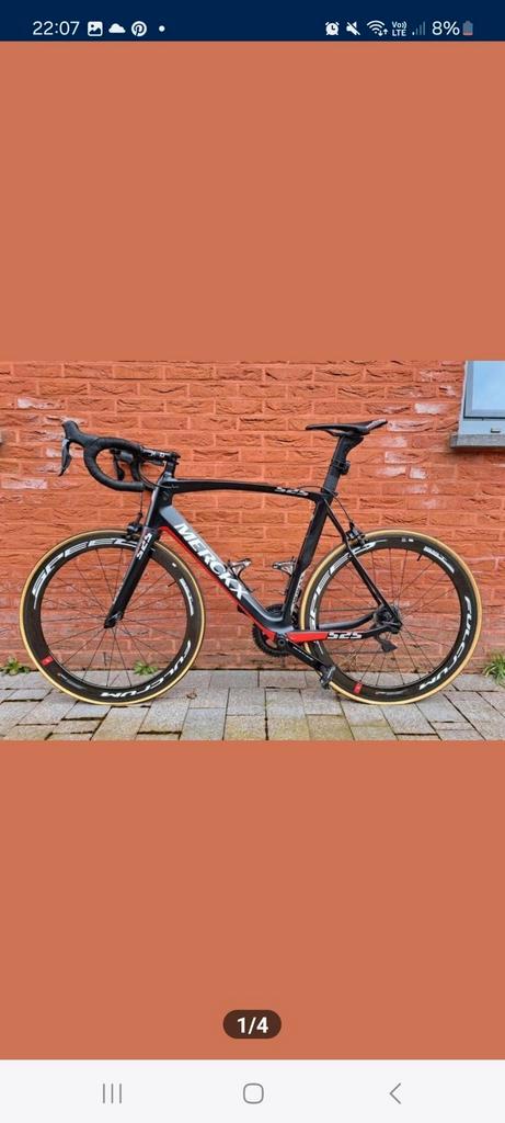 Eddy Merckx 525 Disc dura ace DI2, Fietsen en Brommers, Fietsen | Racefietsen, Zo goed als nieuw, Carbon, Ophalen of Verzenden