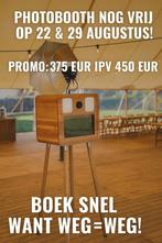 Actie houten photobooth voor augustus!, Ophalen