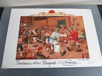 Offset kleurenprint Ex Libris Astrix Uderzo Albert 2005 beschikbaar voor biedingen