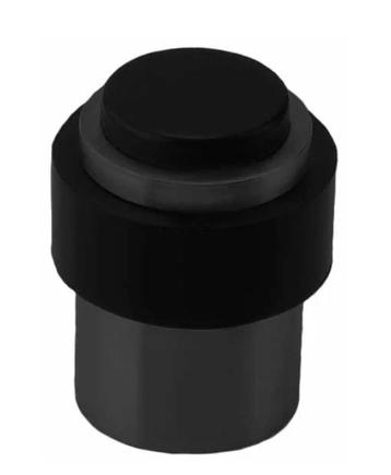 Deurstop, nieuw in doos, klein, staal, gun metal / antraciet beschikbaar voor biedingen