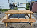 Picknicktafel 180 x 70 cm - amper 2 jaar oud -, Tuin en Terras, Ophalen, Zo goed als nieuw, Hout