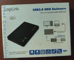 LogiLink USB 3.0 HDD-behuizing voor 2,5" (6,35 cm) SATA HDD/, Nieuw, Extern, Ophalen of Verzenden, HDD