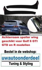 Raam Spoiler Wings Achterruit Spoiler Geschikt VW Golf 6 GTI, Auto diversen, Tuning en Styling, Verzenden