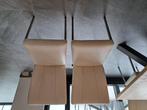 6 stoelen wit-beige met lichte gebruikssporen, Ophalen, Gebruikt, Wit, Kunststof