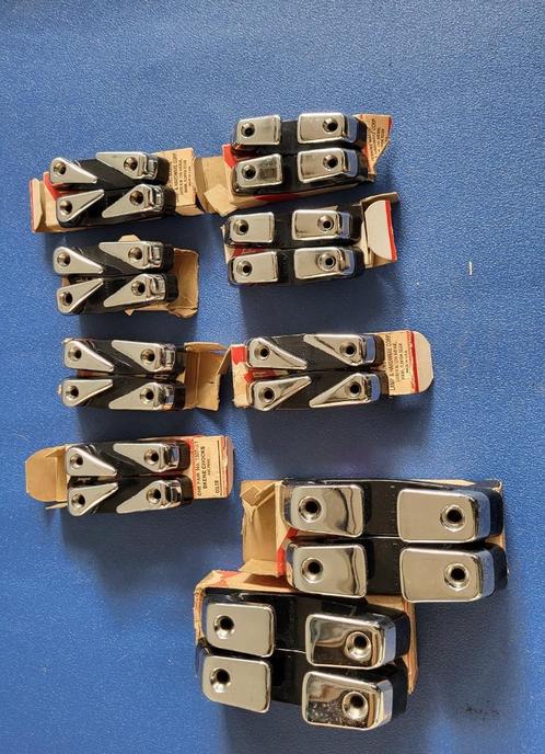 9 Perko set verhaalklemmen – Stern Skene, Watersport en Boten, Bootonderdelen, Zo goed als nieuw, Dekbeslag, Ophalen of Verzenden