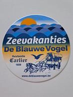 Vintage Sticker - Zeevakanties De Blauwe Vogel, Ophalen of Verzenden, Zo goed als nieuw, Bedrijf of Vereniging