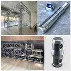 Aluminium structuur -Truss square - 3x3x3m + dekzeil niew, Ophalen, Zo goed als nieuw, Beamerbeugels