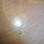 Colier et croix plaquer or, Enlèvement ou Envoi, Neuf, Or, Or