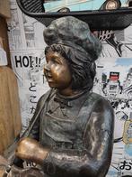 Bronzen schildersculptuur, Antiek en Kunst, Ophalen, Brons
