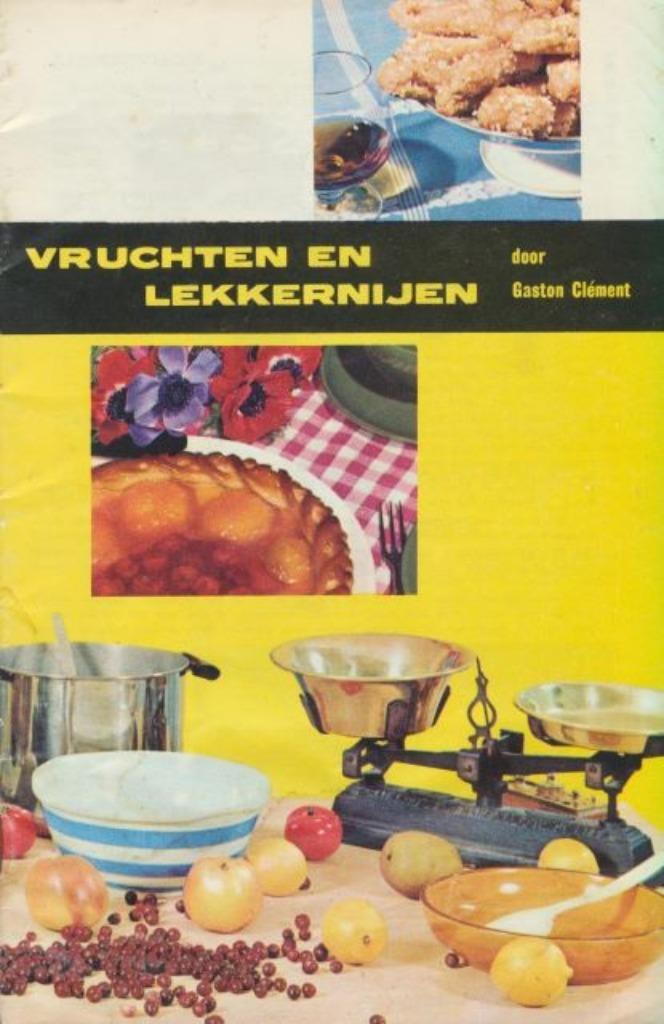 (k33a) Vruchten en lekkernijen, jaren 60, Boeken, Kookboeken, Gelezen, Verzenden