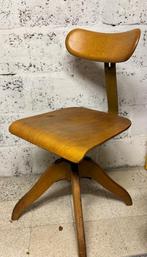 Draaibare vintage stoel, Huis en Inrichting, Stoelen, Ophalen, Gebruikt, Metaal