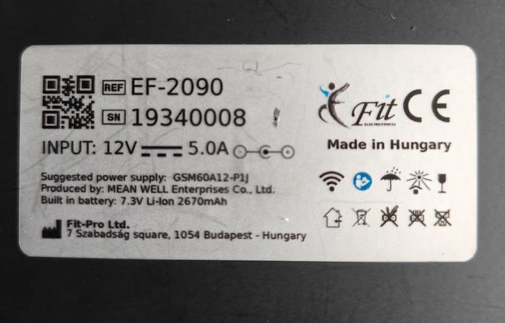 E-FIT Infinity materiaal, Sport en Fitness, Fitnessapparatuur, Gebruikt, Overige typen, Overige materialen, Ophalen