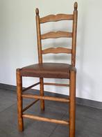 chaises vintage, Comme neuf, Quatre, Brun, Bois