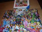 complete Disney kerstpuzzel, Hobby en Vrije tijd, Denksport en Puzzels, Ophalen of Verzenden, 500 t/m 1500 stukjes, Gebruikt, Legpuzzel