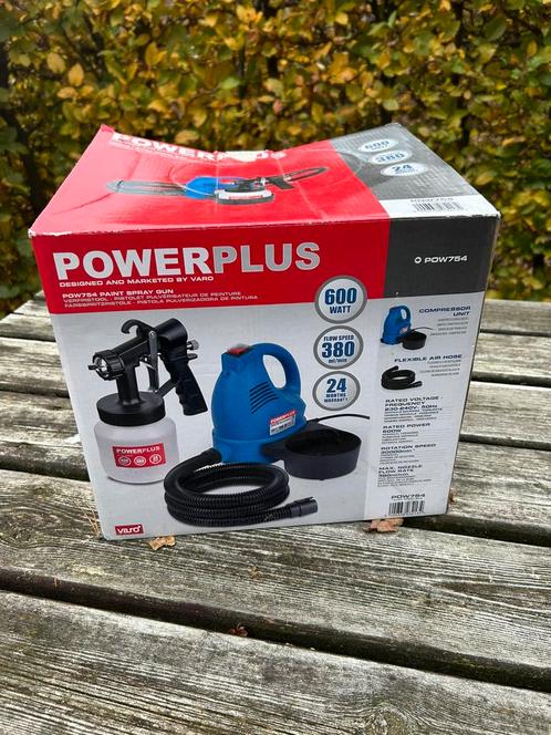 POWERPLUS verfspuit/verfpistool (POW754), Doe-het-zelf en Bouw, Schildersmaterialen, Nieuw, Verfspuit of Verfpomp, Ophalen