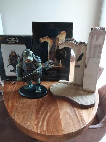 Star wars sideshow jabba archway & attakus  gamorrean guard beschikbaar voor biedingen