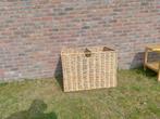 Grote rieten mand, Huis en Inrichting, Woonaccessoires | Kisten, Ophalen, Gebruikt