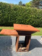 BBQ Plancha acier corten, Jardin & Terrasse, Barbecues au charbon de bois, Enlèvement, Comme neuf