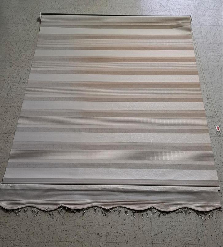 9 Rolgordijnen Brillant Optimal verloren systeem, Huis en Inrichting, Stoffering | Gordijnen en Lamellen, Gebruikt, Wit, Beige
