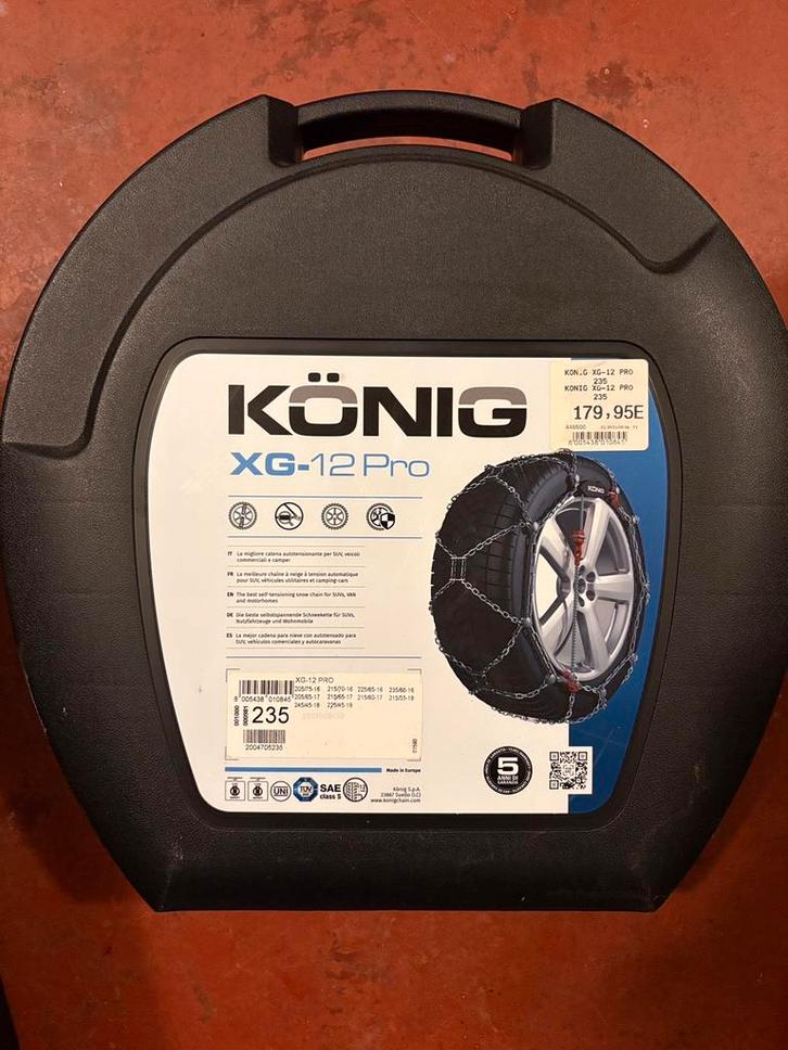 Sneeuwkettingen könig XG-12 pro (nieuw), Autos : Divers, Chaînes, Neuf, Enlèvement