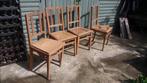 Chaises en bois à restaurer, Maison & Meubles, Bois, Utilisé, Enlèvement ou Envoi