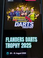 2 Flanders Darts Trophy-tickets vrijdag 13u-17u, Twee personen, Augustus
