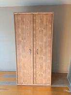 Stevige kleerkast van kersenhout 210cm x 105cm x 60cm., Avec tablette(s), Cerisier, Enlèvement, Utilisé