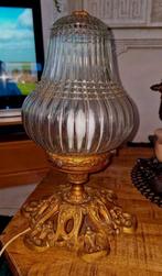 Antieke koperen lamp, Ophalen of Verzenden