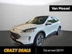 Ford Kuga 2.5i PHEV Titanium - Pano - Camera - Carplay, Auto's, Ford, Gebruikt, Euro 6, 4 cilinders, Wit