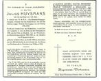 Julius Huysmans Martelweg Buchenwald 25/03/1945, Ophalen of Verzenden