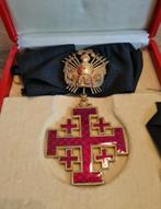 Zeldzame Commander-medaille, Orde van het Heilig Graf, Roset, Postzegels en Munten, Penningen en Medailles, Ophalen of Verzenden