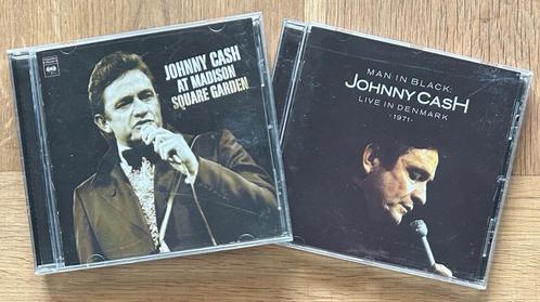 JOHNNY CASH - Live at MSG & In Denmark (2 CDs), CD & DVD, CD | Country & Western, Comme neuf, Enlèvement ou Envoi