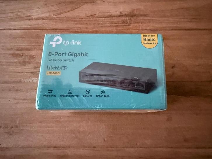 TP-Link LS1008G - Netwerk Switch, Computers en Software, Netwerk switches, Nieuw, Ophalen of Verzenden