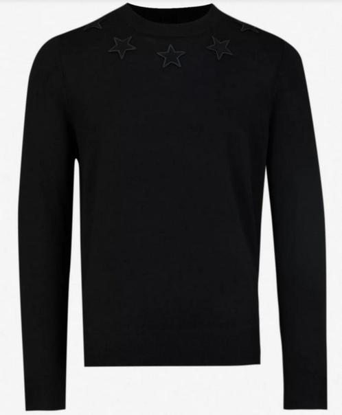 Givenchy Embroidered stars wool crewneck - L - Black, Kleding | Heren, Truien en Vesten, Nieuw, Zwart, Ophalen