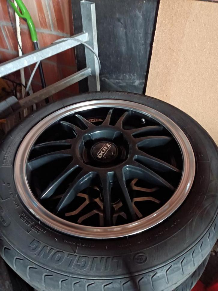 4 jantes dotz 15 pouces apparence BBS, Autos : Divers, Pièces de sport automobile, Enlèvement