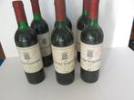 6x Chateau Richeterre 1986 - Margaux, Verzamelen, Ophalen of Verzenden