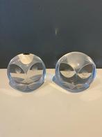 Kristallen gesigneerde uilen presse papier Val Saint Lambert, Antiek en Kunst, Antiek | Glaswerk en Kristal, Ophalen